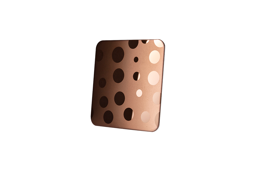 Etching Polka Delite Rose Gold